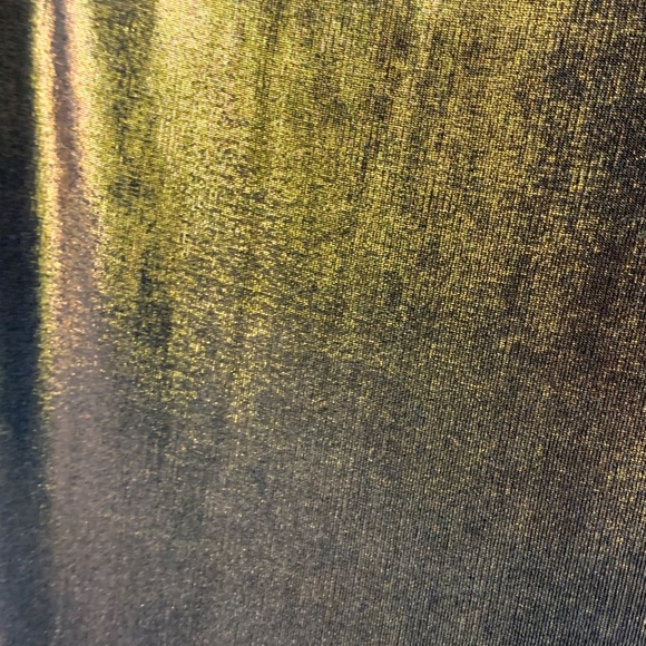 gold body con lined dress - Picture 4 of 5